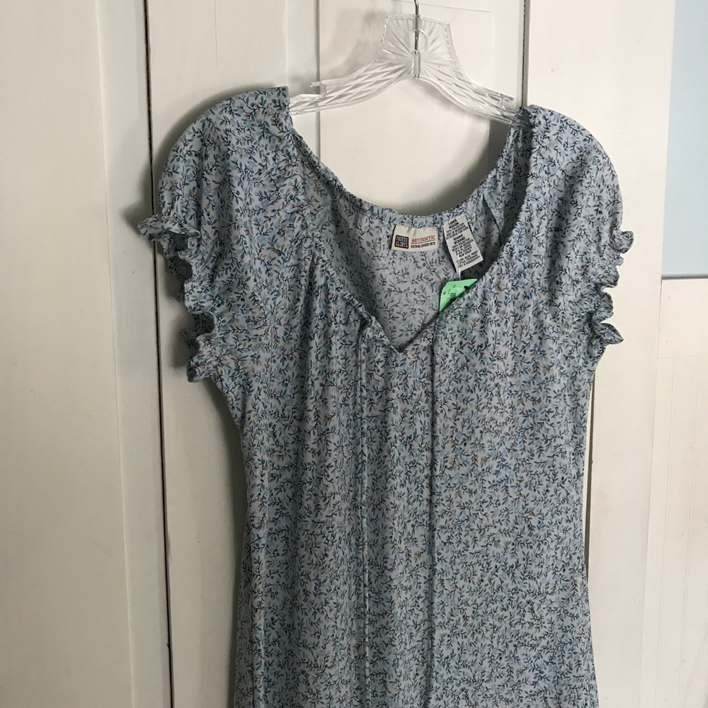 Sheer Patterned Midi Dress